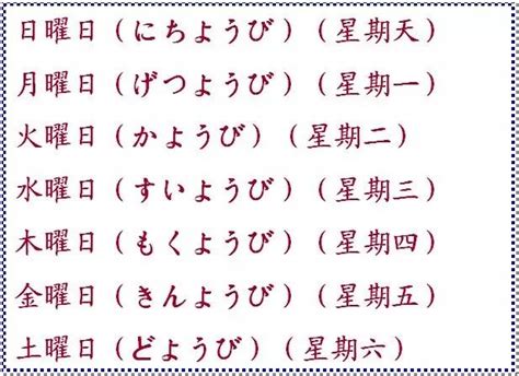 日文 金木水火土|一分钟记住日本的星期表达方式